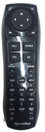 كاسيت شاشة للسيارة من روديكس إل سي دي، منفذ يو إس بي وأيه يو إكس، أسود  RX.7000