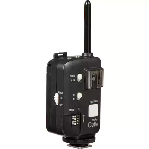 مشغل فلاش كاميرا جودوكس مستطيل لاسلكي،  مشغل إضاءة محمول، أسود CELLS II.N