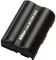 بطارية كاميرا نيكون لكاميرا ديجتال D50-D70s ، بطارية  ليثيوم أيون 1400 مللي أمبير قابلة لإعادة الشحن،  أسود EN-EL3A