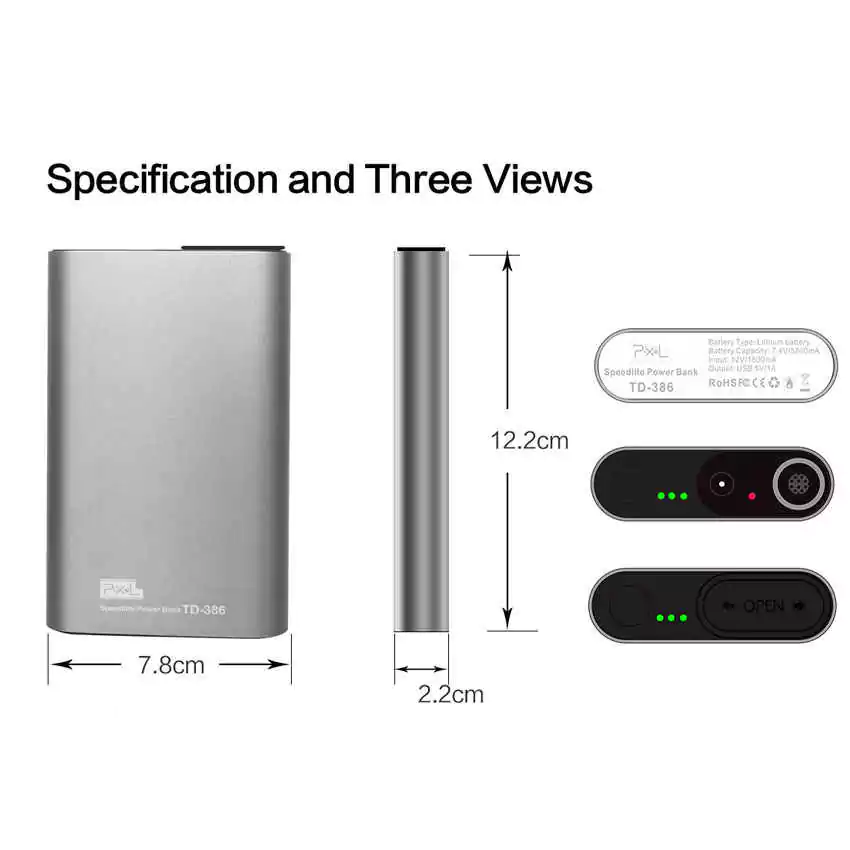 حزمة الطاقة بيكسل  Flash-مجموعة باور بانك لكاميرا