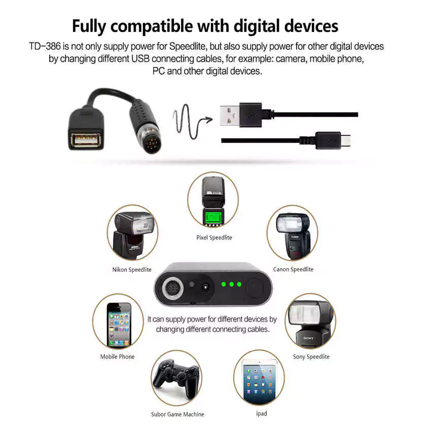 حزمة الطاقة بيكسل  Flash-مجموعة باور بانك لكاميرا