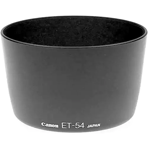 غطاء وواقي عدسة كاميرا التصوير كانون  لعدسة  54 مللي متر ، حماية فائقة من المطر والأتربة، أسود ET-54