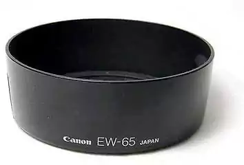 غطاء وواقي عدسة كاميرا التصوير كانون لعدسة  65 مللي متر ، حماية فائقة من المطر والأتربة، أسود EW-65
