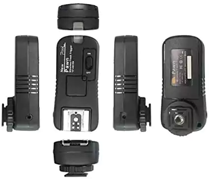 مشغل فلاش كاميرا بيكسل، مشغل فلاش إضاءة محمول ، أسود TF-362