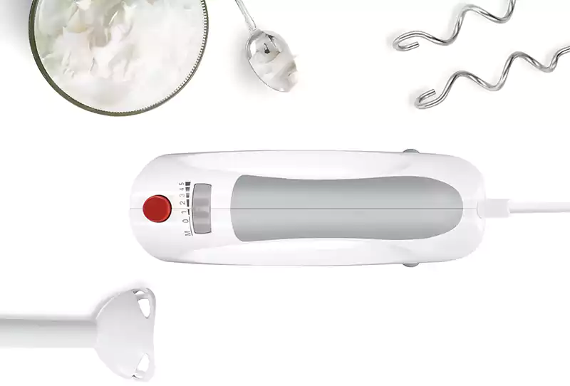 مضرب بيض بوش، 450 وات، 5 سرعات، أبيض، MFQ3540