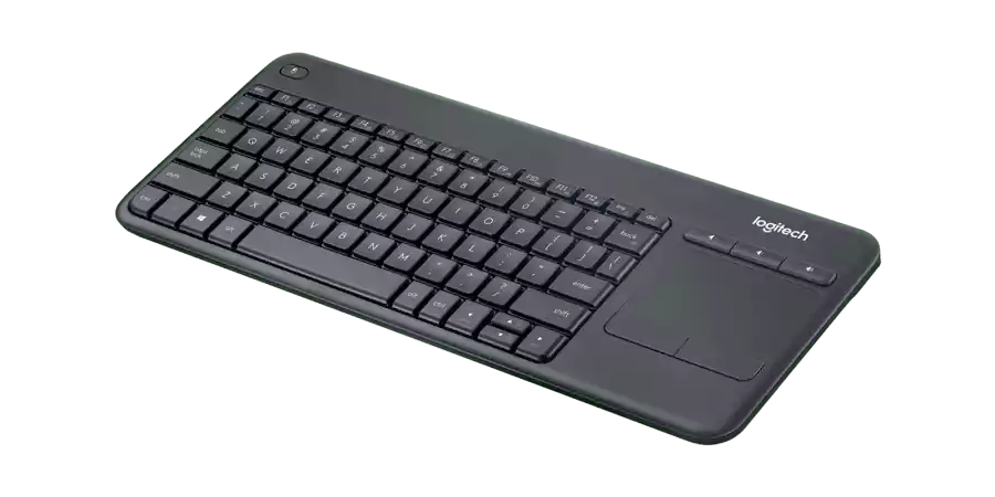 لوجيتيك لوحة مفاتيح متوافقة مع بي سي و لابتوب - K400 Plus