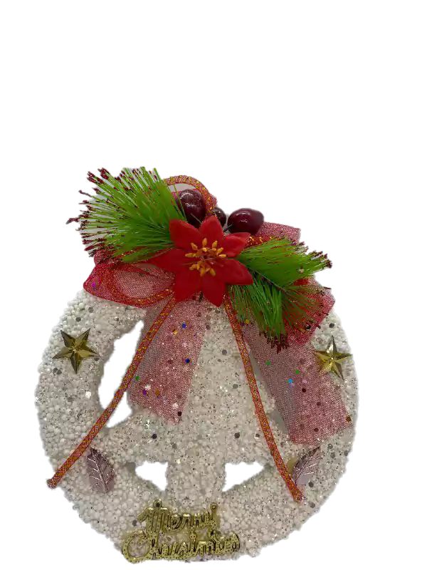 عليقه باب كلمة ماري كريسماس - ألوان متعددة