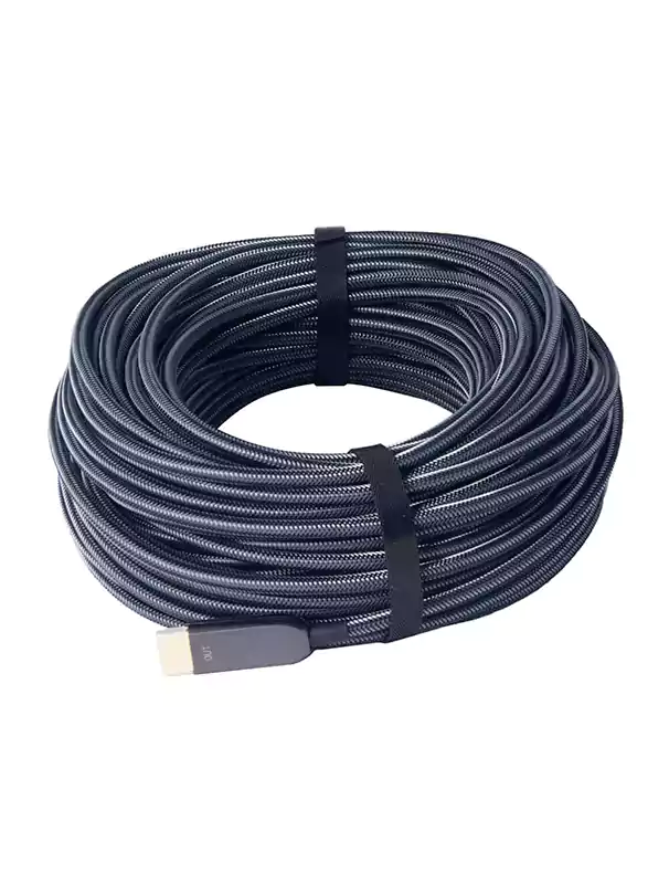 كابل ألياف بصرية تو بي، من HDMI الي HDMI، يدعم 8K ،طوله 100 متر، DC186