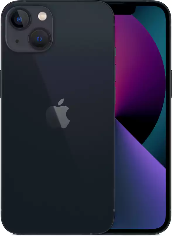 موبايل ايفون 13، شريحة واحدة، ذاكرة داخلية 128 جيجابايت، رامات 4 جيجابايت، شبكة الجيل الخامس، تريد لاين، أسود