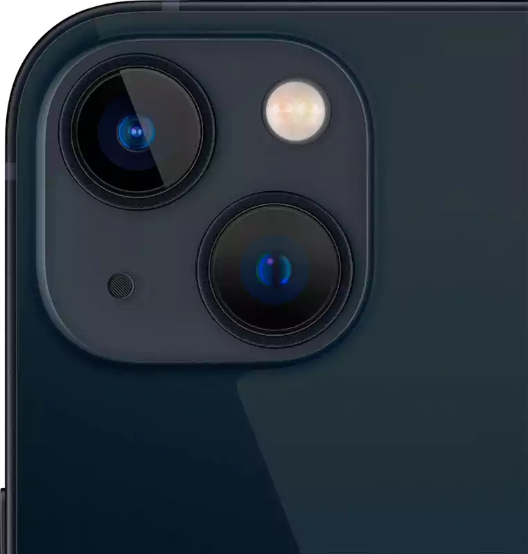 موبايل ايفون 13، شريحة واحدة، ذاكرة داخلية 128 جيجابايت، رامات 4 جيجابايت، شبكة الجيل الخامس، تريد لاين، أسود