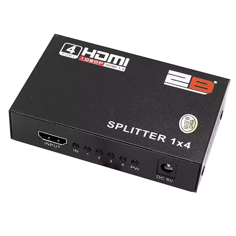 HDMI SPLITTER 2B 4 PORTS.CV666
