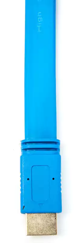 اي ترين DC070 - كابل مسطح من HDMI الي HDMI - طوله 10 متر - أزرق